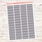 1.5 inch width Scalloped Planner Sticker Labels 001 Scrapbooking Kids DIY Arts Crafting